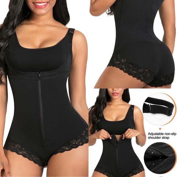 SHAPERX Shapewear Tummy Control Fajas Colombianas Body Shaper Zipper - Picture 2 of 8